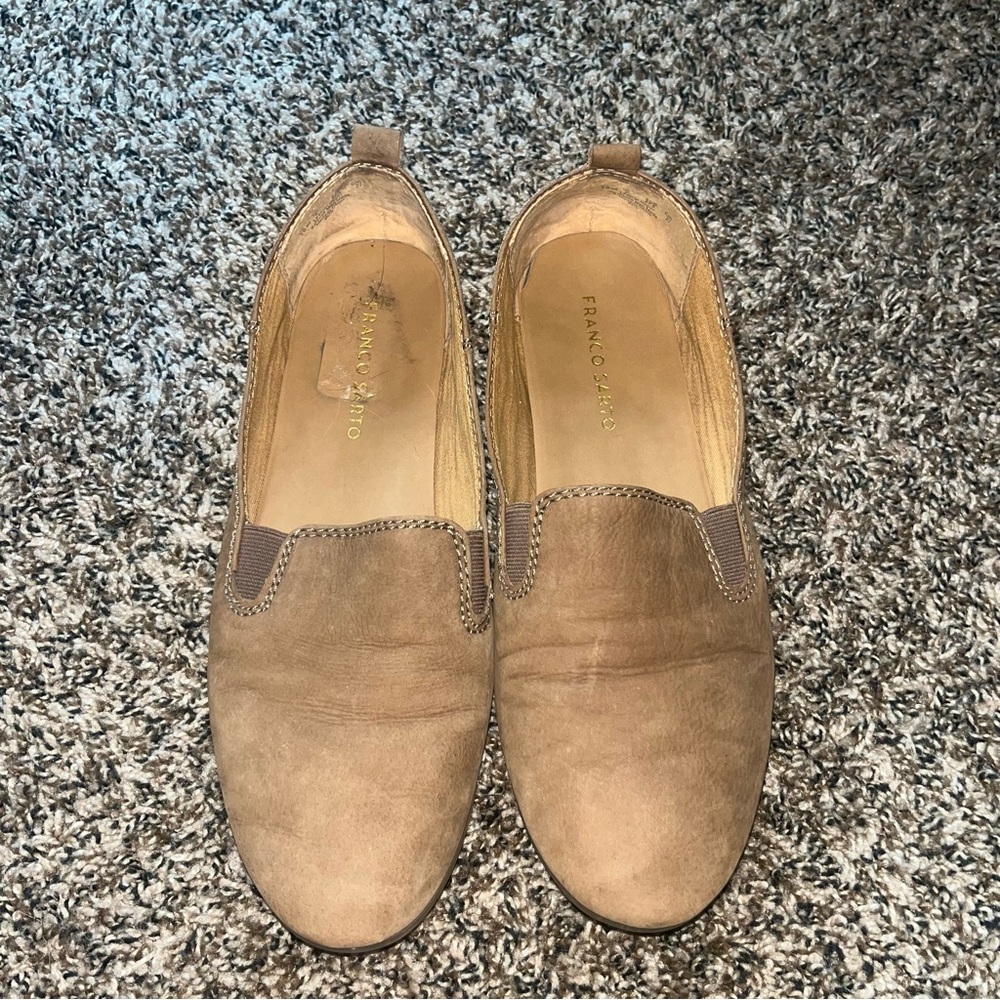 Franco Sarto Tan Leather Shoes Size Womans 10M